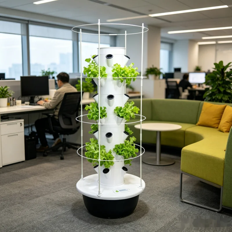Torre Hidropónica Vertical de  - Vertical Planter Tower reseña y precio