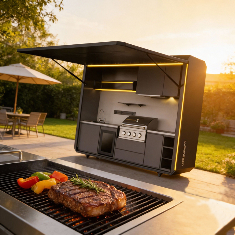 Cocina plegable para exteriore - Smart Garden Mirrors reseña y precio