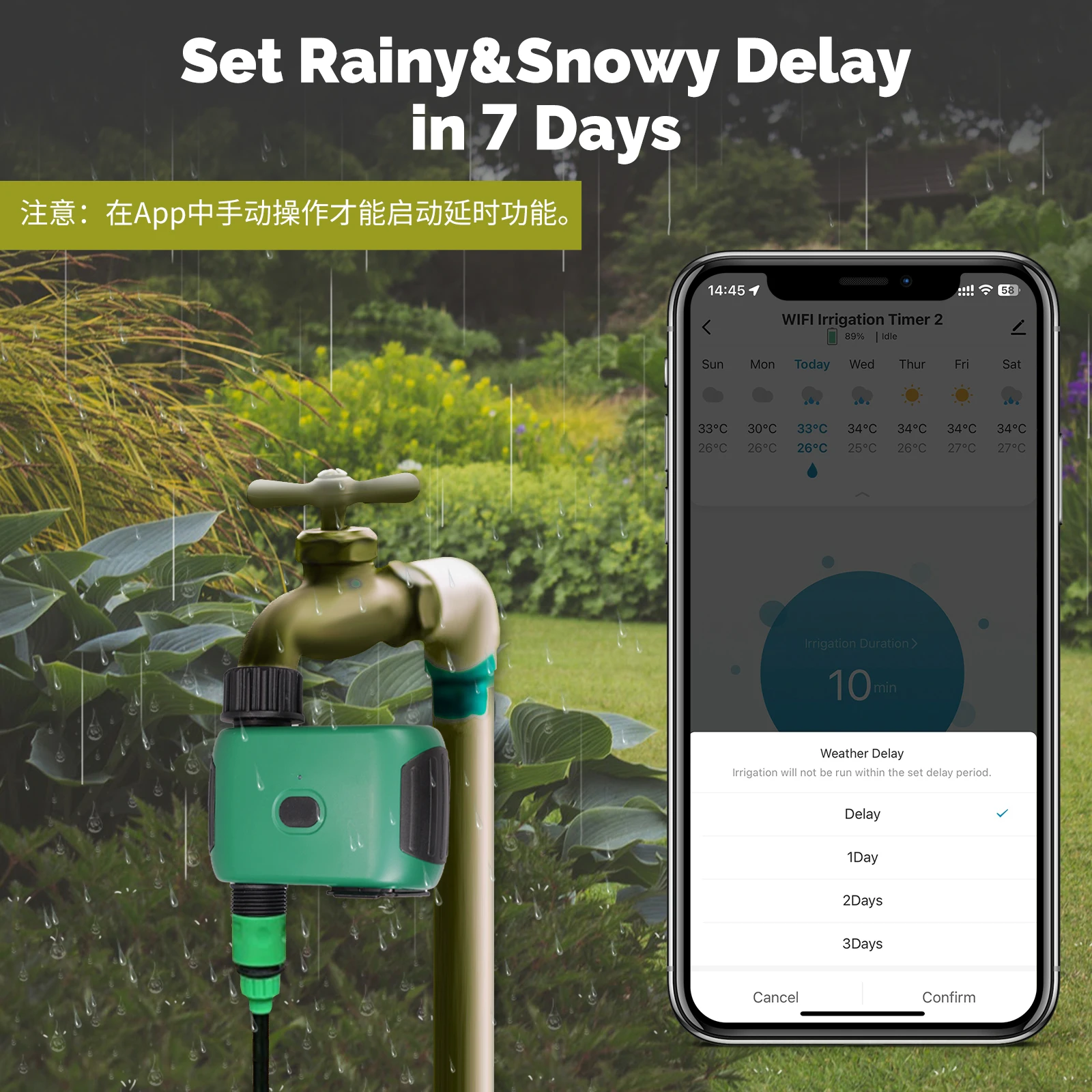 MOES Tuya WiFi inteligente 1 s - Wifi Irrigation Timer reseña y precio