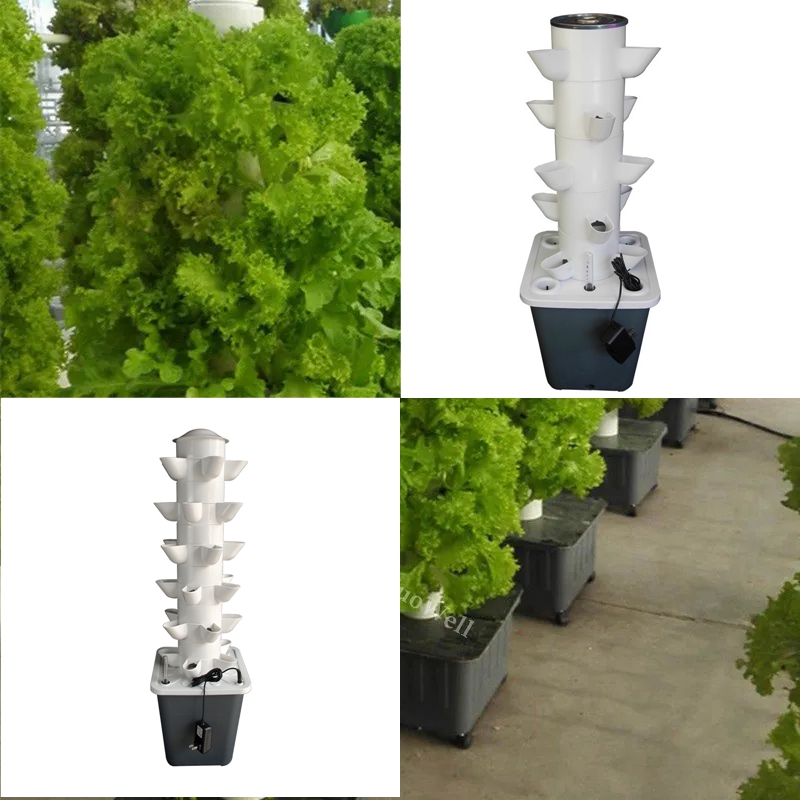 Torre hidropónica Vertical, in - Vertical Planter Tower reseña y precio