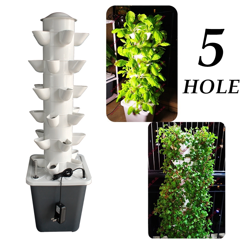 Torre hidropónica Vertical, in - Vertical Planter Tower reseña y precio