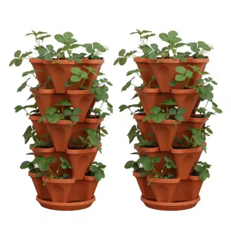 Maceta Apilable de 5 Niveles c - Vertical Planter Tower reseña y precio