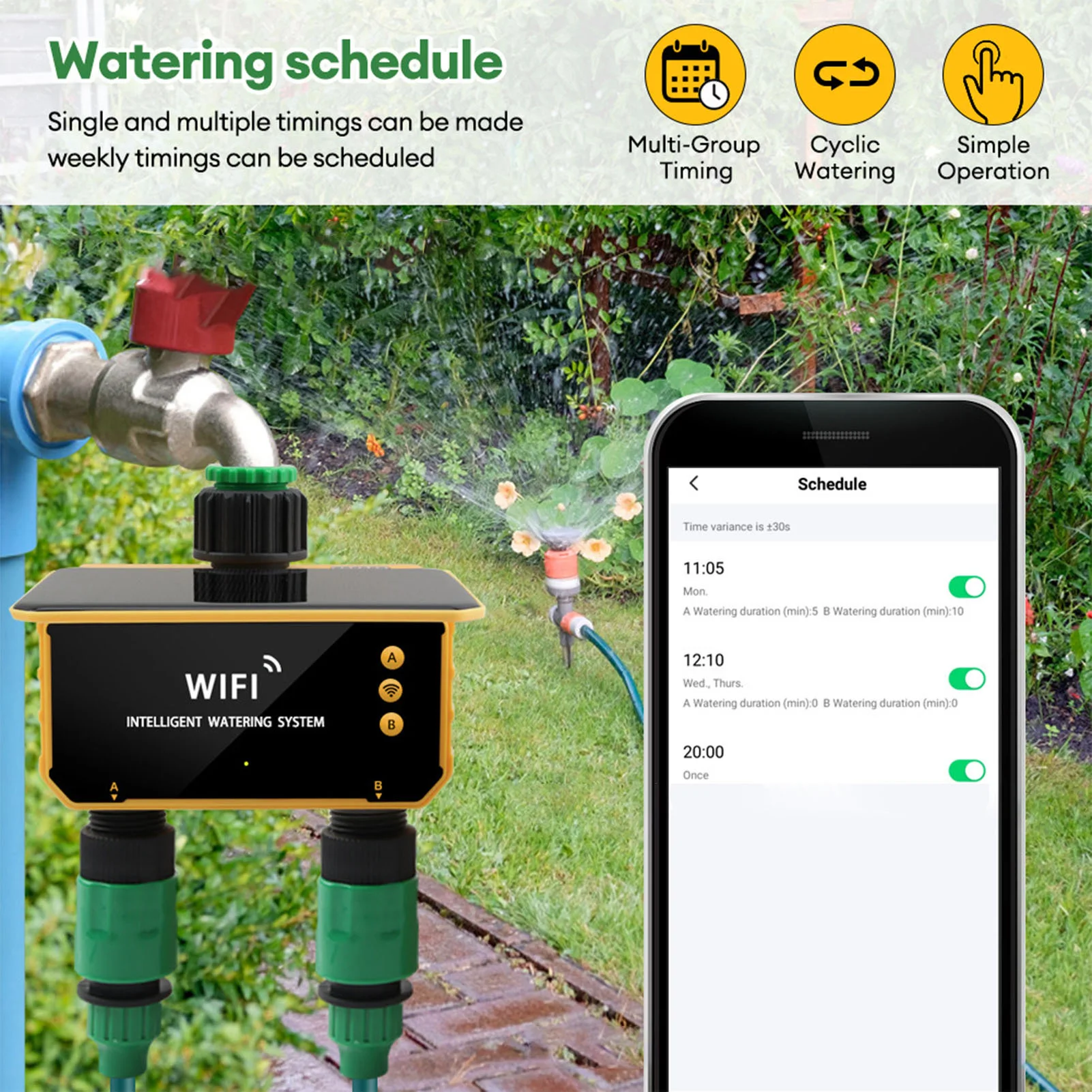 Temporizador de Riego Intelige - Smart Garden Sprinkler reseña y precio