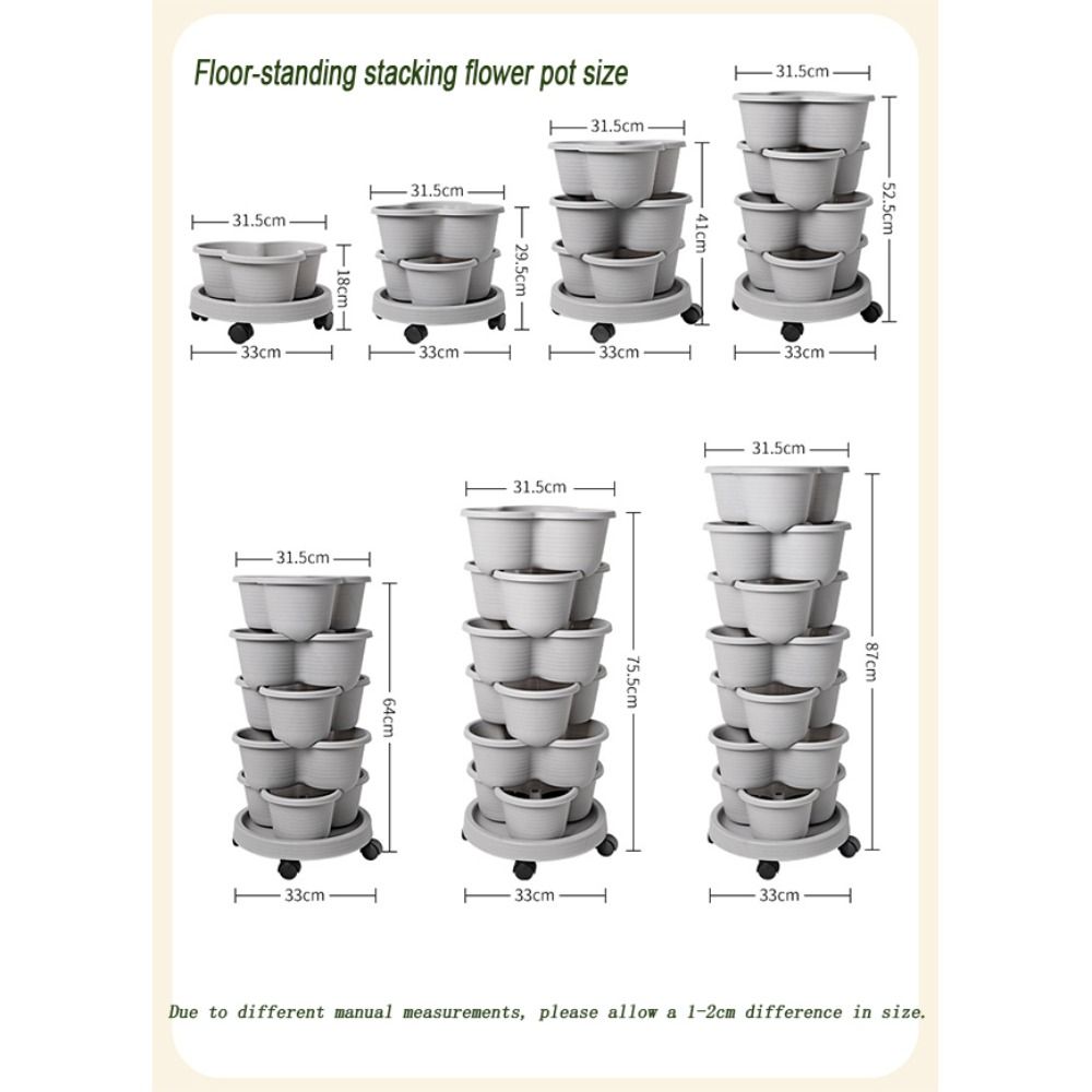 Maceta Vertical Apilable de Va - Vertical Planter Tower reseña y precio