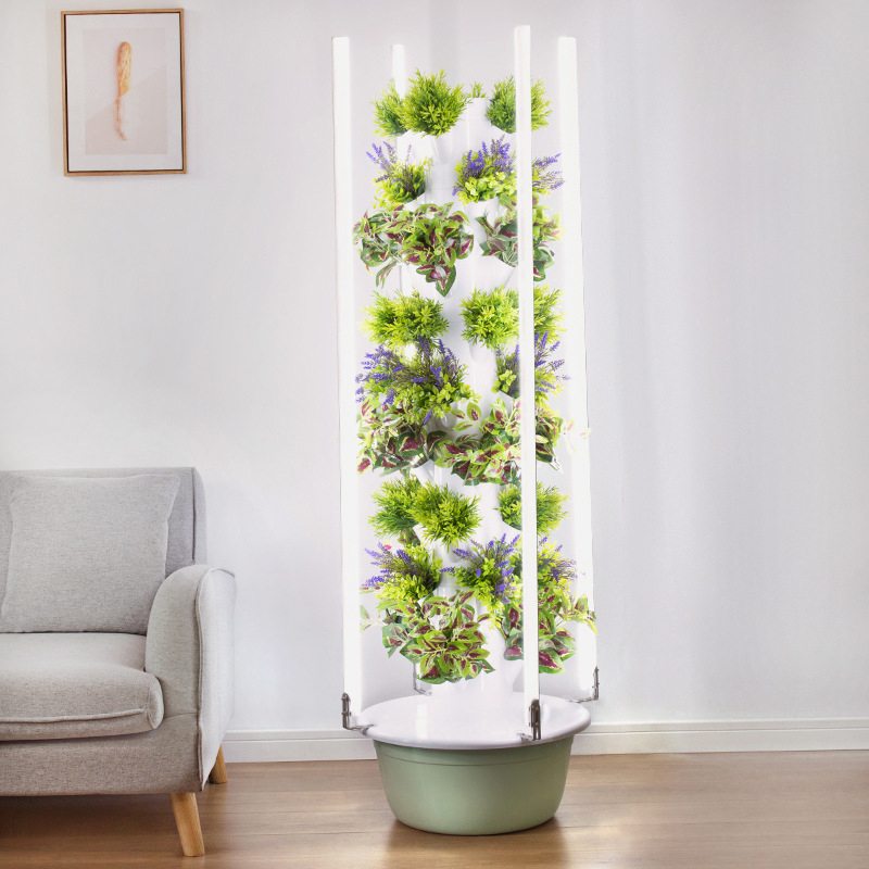 Con luz Led para cultivo, árbo - Vertical Planter Tower reseña y precio