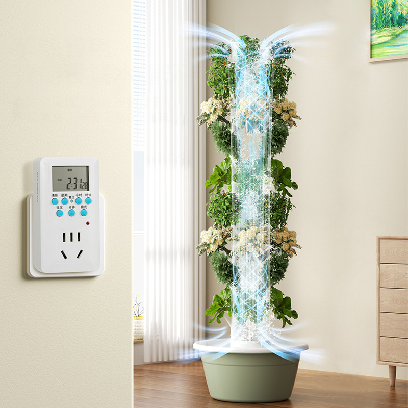 Con luz Led para cultivo, árbo - Vertical Planter Tower reseña y precio