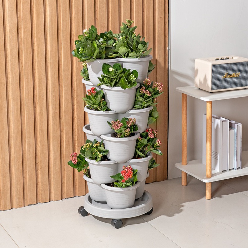 Maceta Vertical Apilable, Mace - Vertical Planter Tower reseña y precio